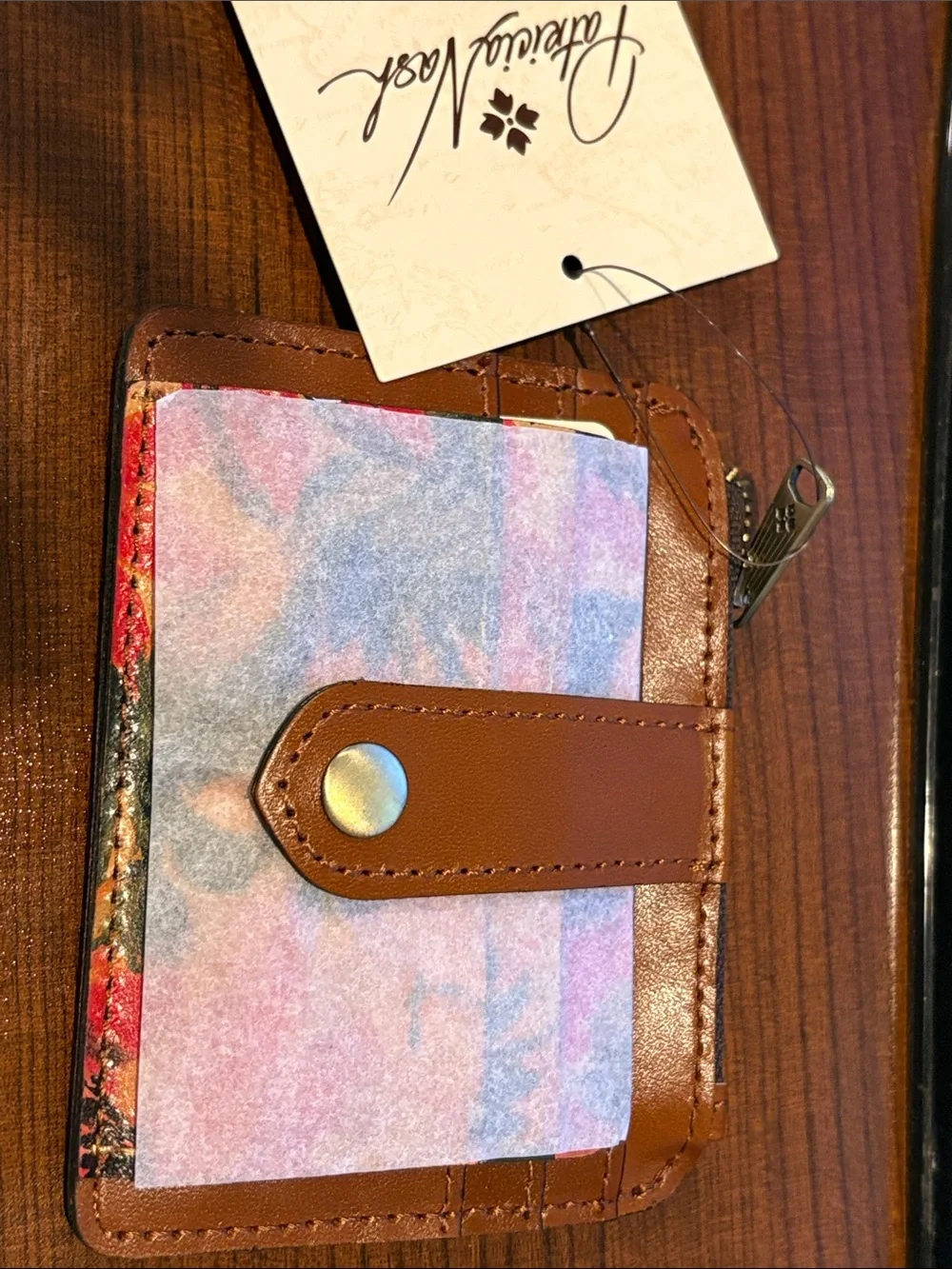 NWT Patricia Nash Cassis ID & Credit Card Case Wallet – Floral Print